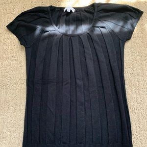 Joseph A black short sleeve sweater